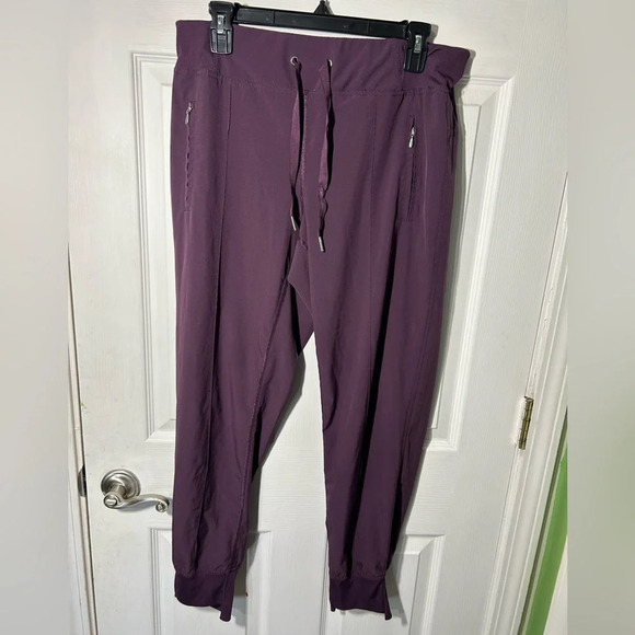Calvin Klein Women's Step-Hem Joggers Purple/Plum Size Medium - Picture 1 of 10